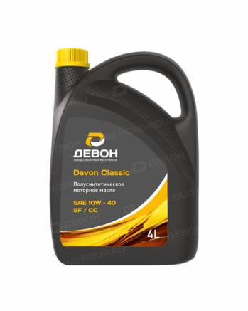 Devon Classic SAE 20W-50 SF/CC, 4л